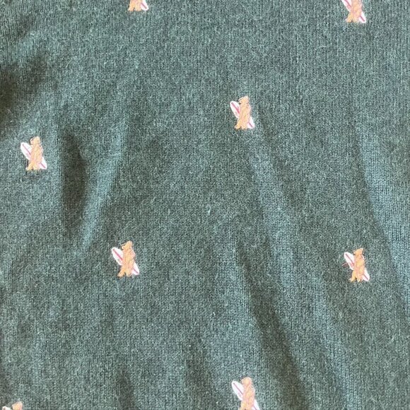 ** California Dream WHO.A.U men’s Surfing bears crewneck sweater M Wool - Picture 5 of 10